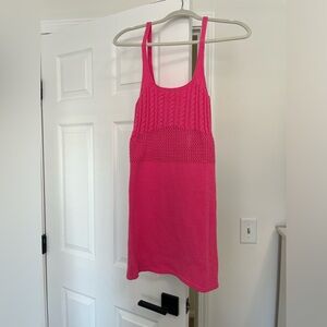 Zara hot pink mini dress